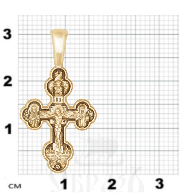 крест «материнский крест», золото 585 проба желтого цвета (арт. 201.500)