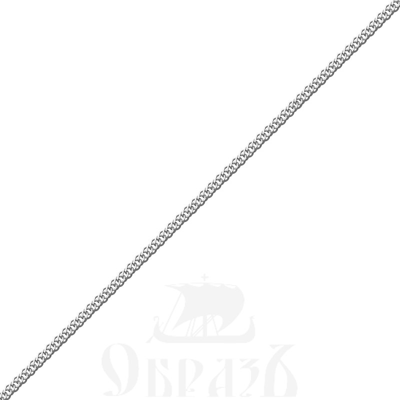 цепь плетение "двойной ромб" с алмазной огранкой серебро 925 пробы (арт. 9033050)